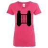 Women’s Glitter V-Neck T-Shirt Thumbnail