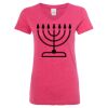 Women’s Glitter V-Neck T-Shirt Thumbnail