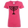 Women’s Glitter V-Neck T-Shirt Thumbnail