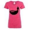 Women’s Glitter V-Neck T-Shirt Thumbnail