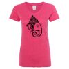 Women’s Glitter V-Neck T-Shirt Thumbnail
