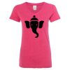 Women’s Glitter V-Neck T-Shirt Thumbnail