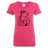 Women’s Glitter V-Neck T-Shirt Thumbnail