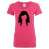 Women’s Glitter V-Neck T-Shirt Thumbnail