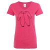 Women’s Glitter V-Neck T-Shirt Thumbnail