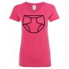 Women’s Glitter V-Neck T-Shirt Thumbnail