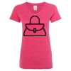 Women’s Glitter V-Neck T-Shirt Thumbnail