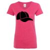 Women’s Glitter V-Neck T-Shirt Thumbnail
