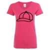 Women’s Glitter V-Neck T-Shirt Thumbnail