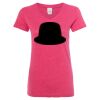 Women’s Glitter V-Neck T-Shirt Thumbnail