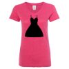 Women’s Glitter V-Neck T-Shirt Thumbnail