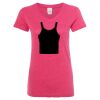 Women’s Glitter V-Neck T-Shirt Thumbnail