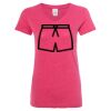 Women’s Glitter V-Neck T-Shirt Thumbnail
