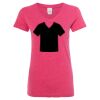 Women’s Glitter V-Neck T-Shirt Thumbnail