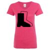 Women’s Glitter V-Neck T-Shirt Thumbnail