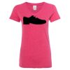 Women’s Glitter V-Neck T-Shirt Thumbnail