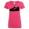 Women’s Glitter V-Neck T-Shirt Thumbnail