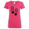 Women’s Glitter V-Neck T-Shirt Thumbnail