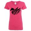 Women’s Glitter V-Neck T-Shirt Thumbnail