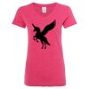 Women’s Glitter V-Neck T-Shirt Thumbnail