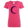 Women’s Glitter V-Neck T-Shirt Thumbnail
