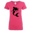 Women’s Glitter V-Neck T-Shirt Thumbnail