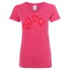 Women’s Glitter V-Neck T-Shirt Thumbnail