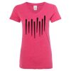 Women’s Glitter V-Neck T-Shirt Thumbnail