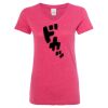 Women’s Glitter V-Neck T-Shirt Thumbnail