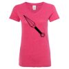 Women’s Glitter V-Neck T-Shirt Thumbnail