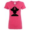 Women’s Glitter V-Neck T-Shirt Thumbnail