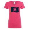 Women’s Glitter V-Neck T-Shirt Thumbnail