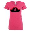 Women’s Glitter V-Neck T-Shirt Thumbnail