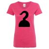 Women’s Glitter V-Neck T-Shirt Thumbnail