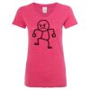 Women’s Glitter V-Neck T-Shirt Thumbnail