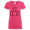 Women’s Glitter V-Neck T-Shirt Thumbnail