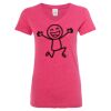 Women’s Glitter V-Neck T-Shirt Thumbnail