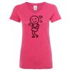 Women’s Glitter V-Neck T-Shirt Thumbnail