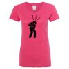 Women’s Glitter V-Neck T-Shirt Thumbnail