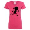 Women’s Glitter V-Neck T-Shirt Thumbnail