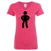Women’s Glitter V-Neck T-Shirt Thumbnail