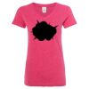Women’s Glitter V-Neck T-Shirt Thumbnail