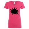Women’s Glitter V-Neck T-Shirt Thumbnail