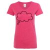 Women’s Glitter V-Neck T-Shirt Thumbnail