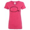 Women’s Glitter V-Neck T-Shirt Thumbnail