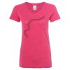Women’s Glitter V-Neck T-Shirt Thumbnail