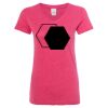 Women’s Glitter V-Neck T-Shirt Thumbnail