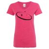 Women’s Glitter V-Neck T-Shirt Thumbnail