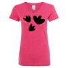 Women’s Glitter V-Neck T-Shirt Thumbnail