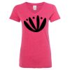 Women’s Glitter V-Neck T-Shirt Thumbnail